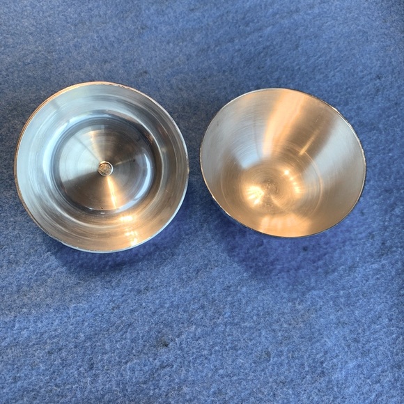 Apple Jewelry Box Hi Polish Silver Plated on Brass - Picture 5 of 6